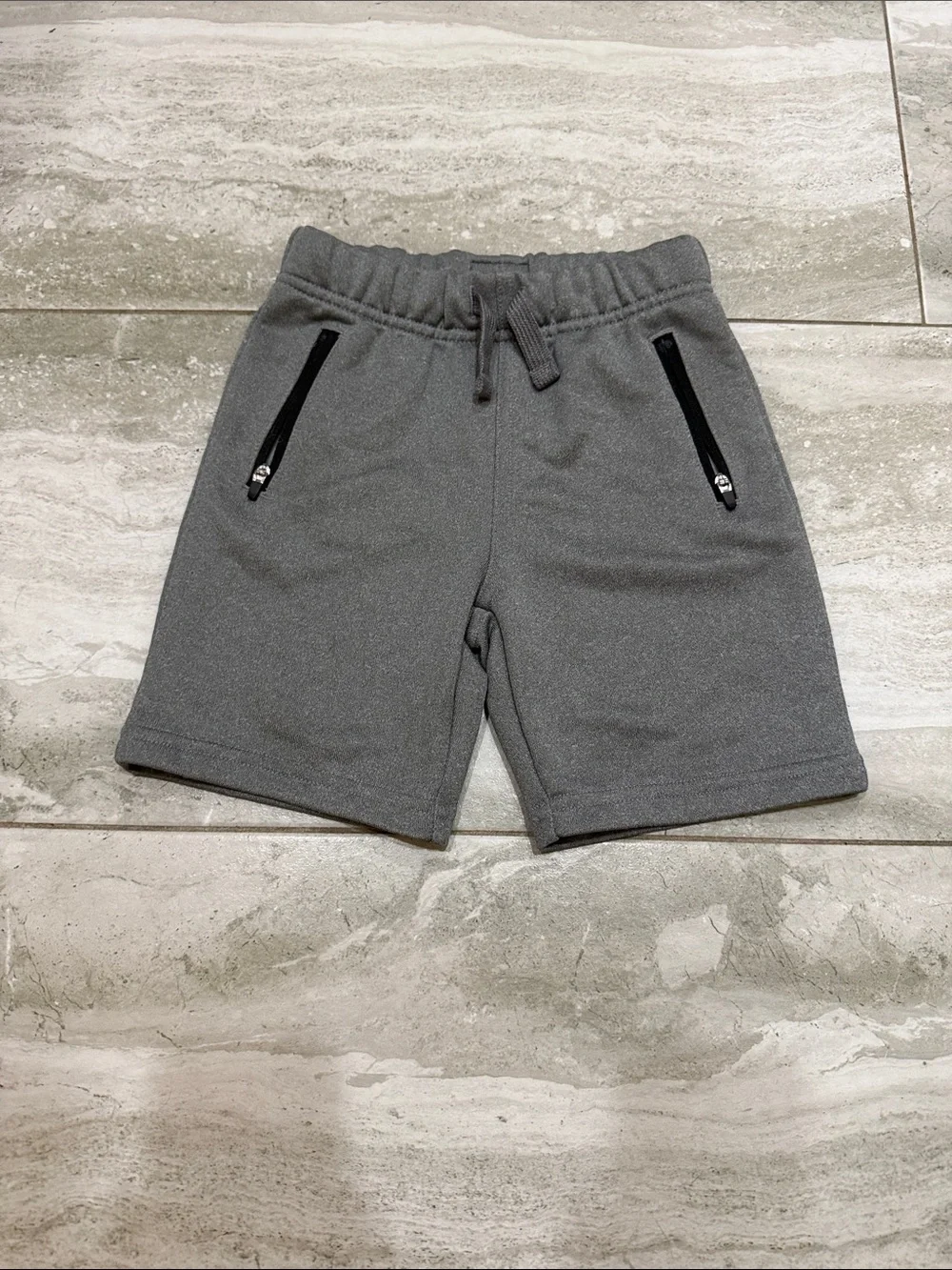 OshKosh B'gosh Gray Pull-On Zip Pocket Shorts